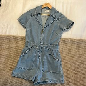 Show me your mumu Denim romper size M